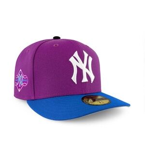 New Era 59Fifty Purple and Blue NY Logo Cap